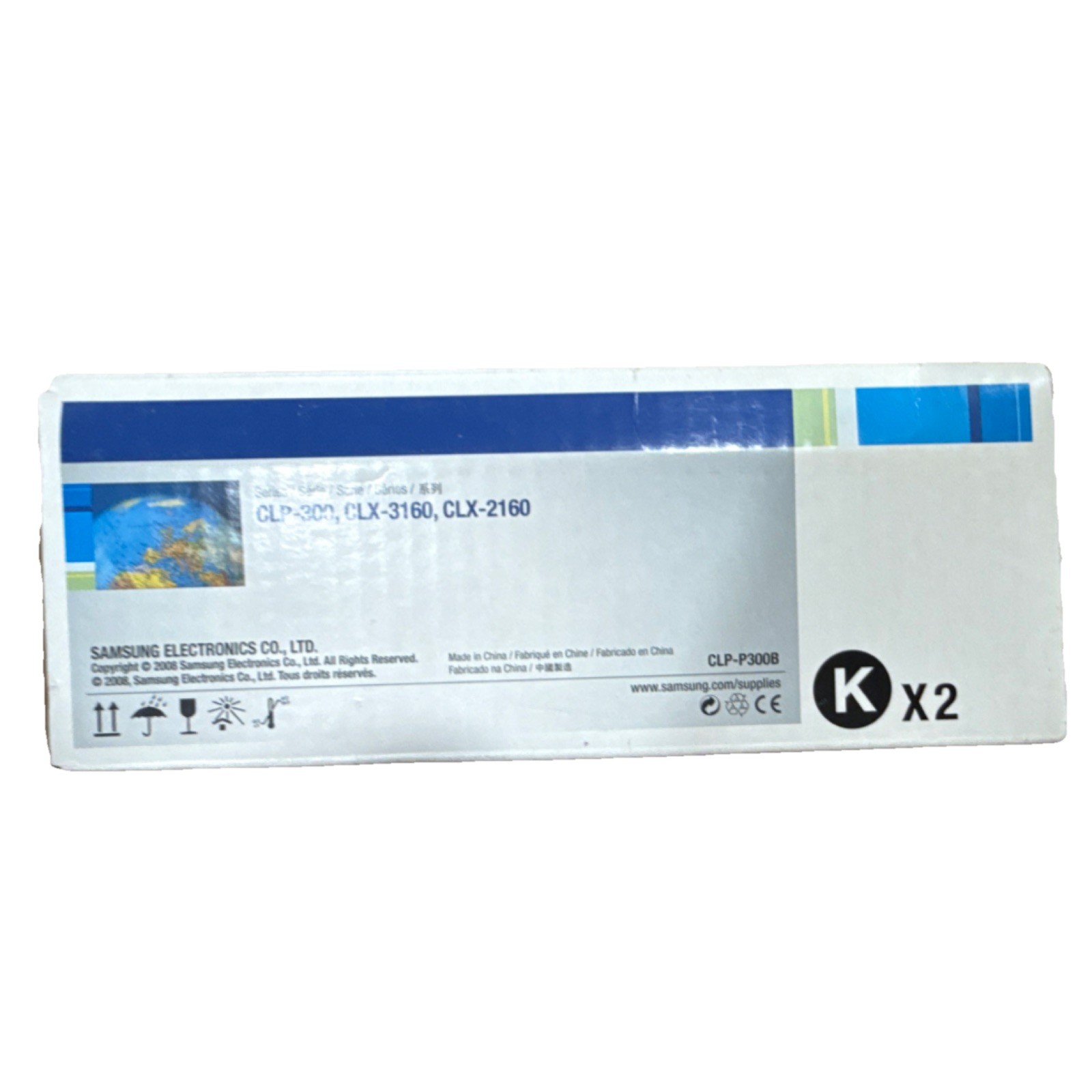Samsung CLP-P300B Value Pack Black Toner For CLP-300 CLX-3160 CLX-2160
