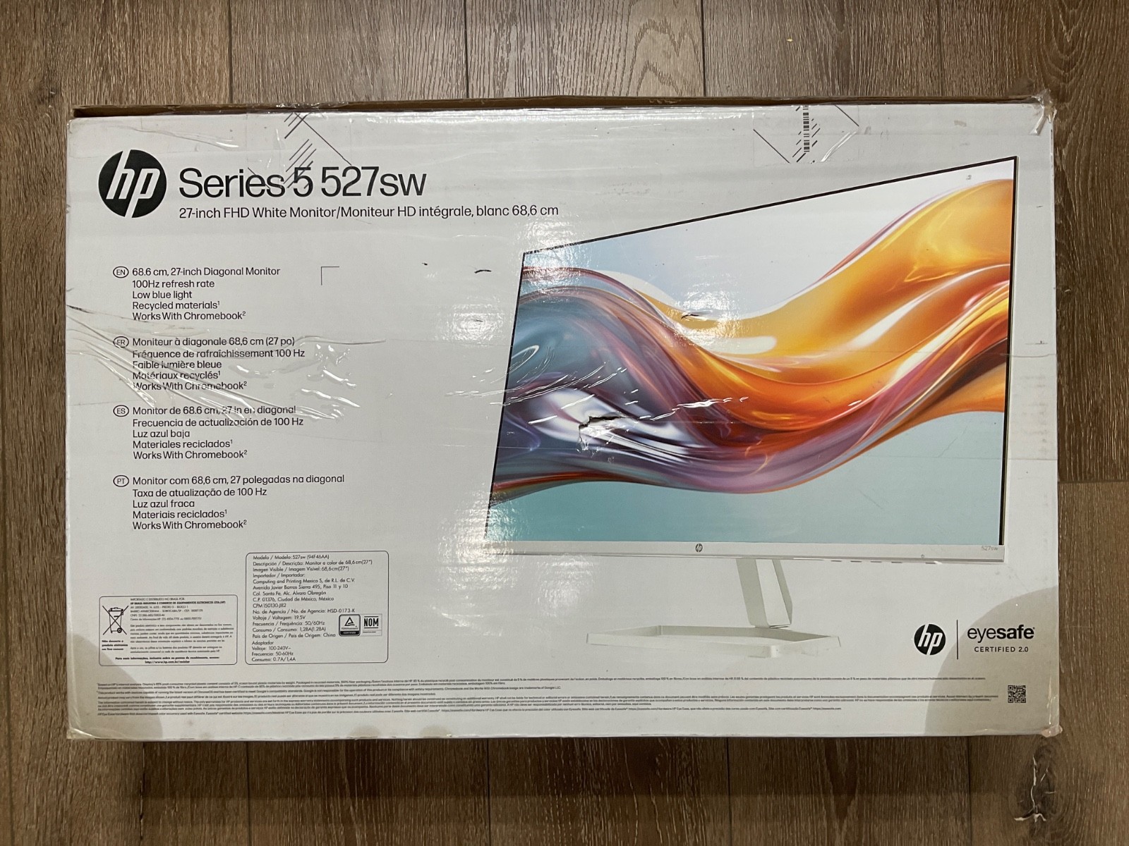 HDMI MONITOR HP Series 5 527sh 27in FHD 100Hz LED HDR (Mint Condition) black