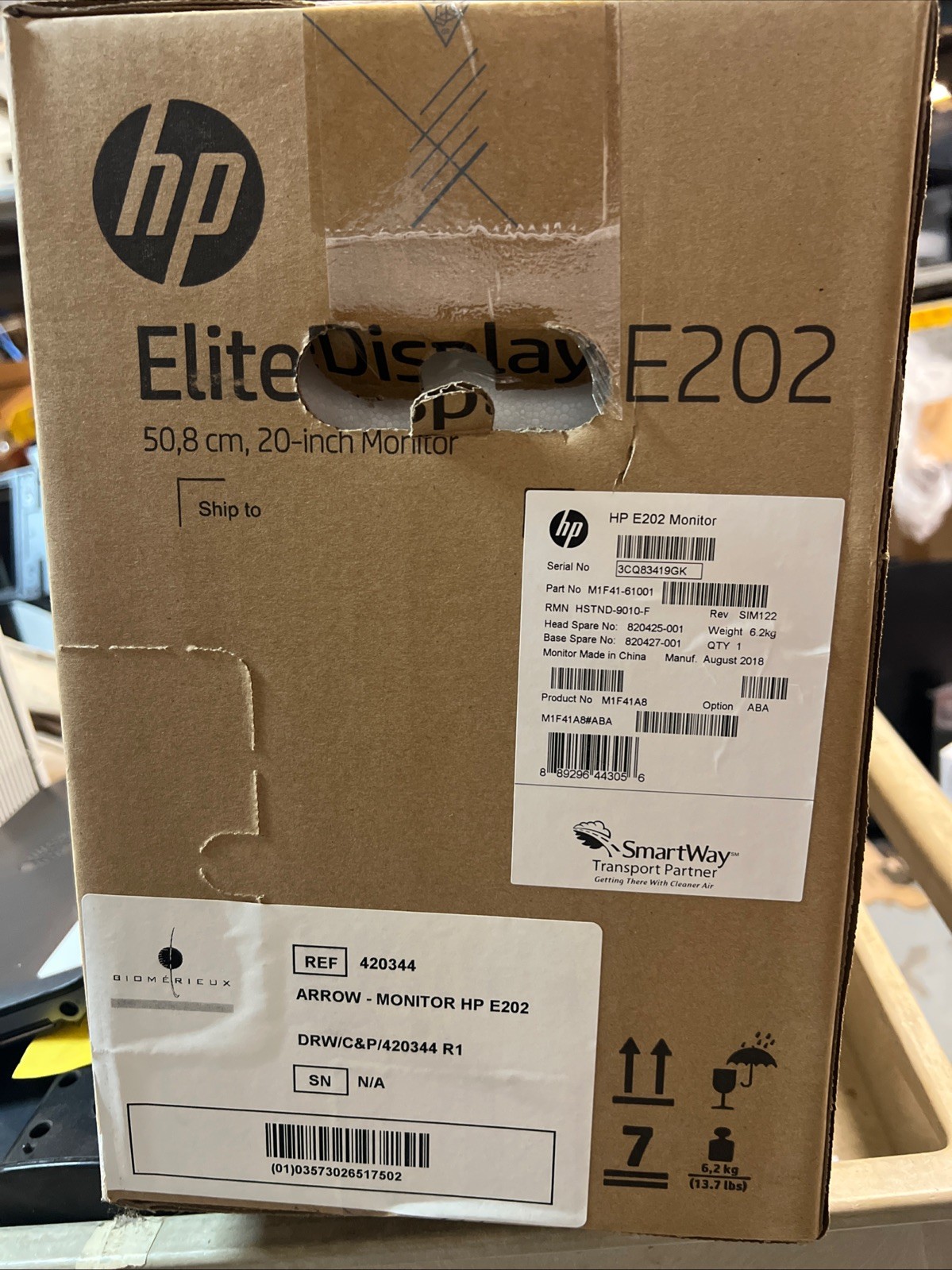 NEW HP EliteDisplay E202 20″ 1600×900 @ 60Hz LED Backlight LCD Monitor Sealed