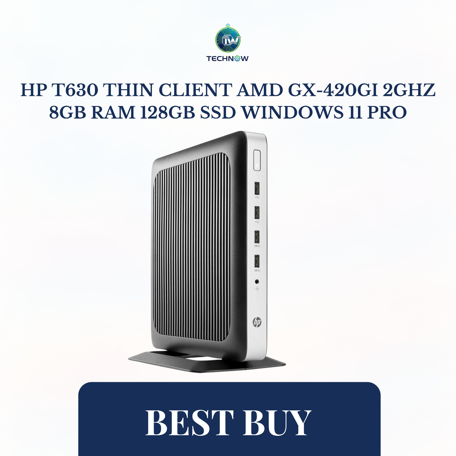 HP T630 Thin Client AMD GX-420GI 2GHz 8GB Ram 128GB SSD Windows 11 pro