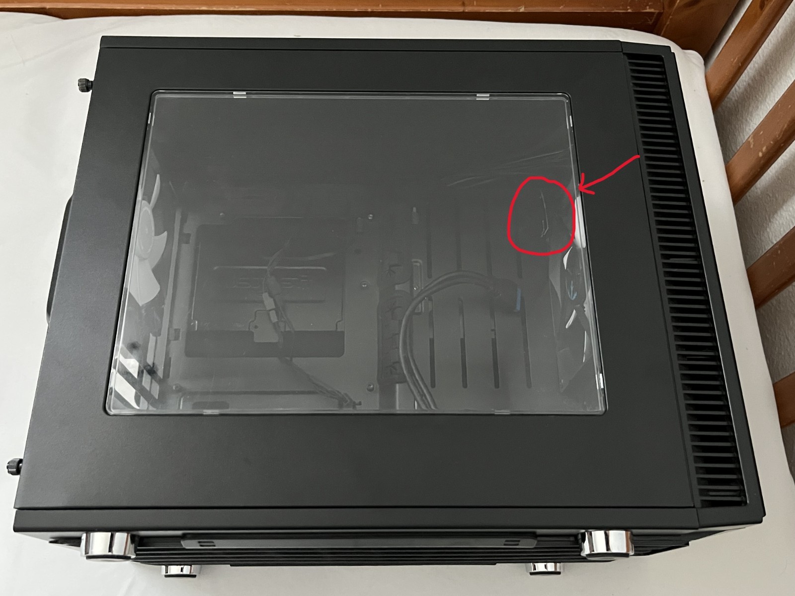 Fractal Define Nano S Black Window Mini ITX Tower PC Case