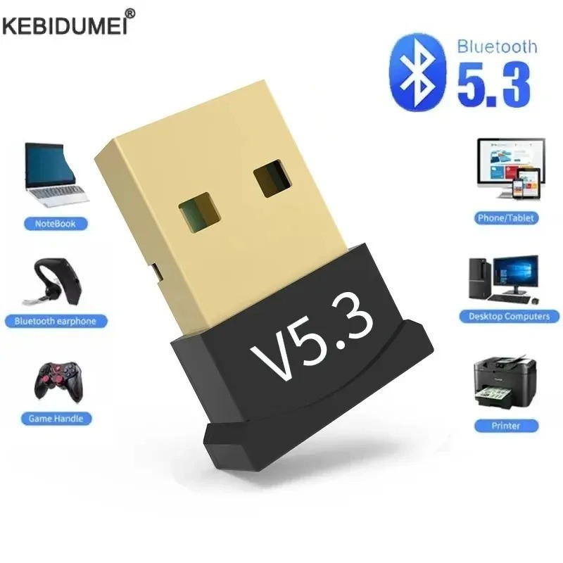 USB Dongle Bluetooth Adapter USB Bluetooth 5.4 for PC Dongle Adaptador