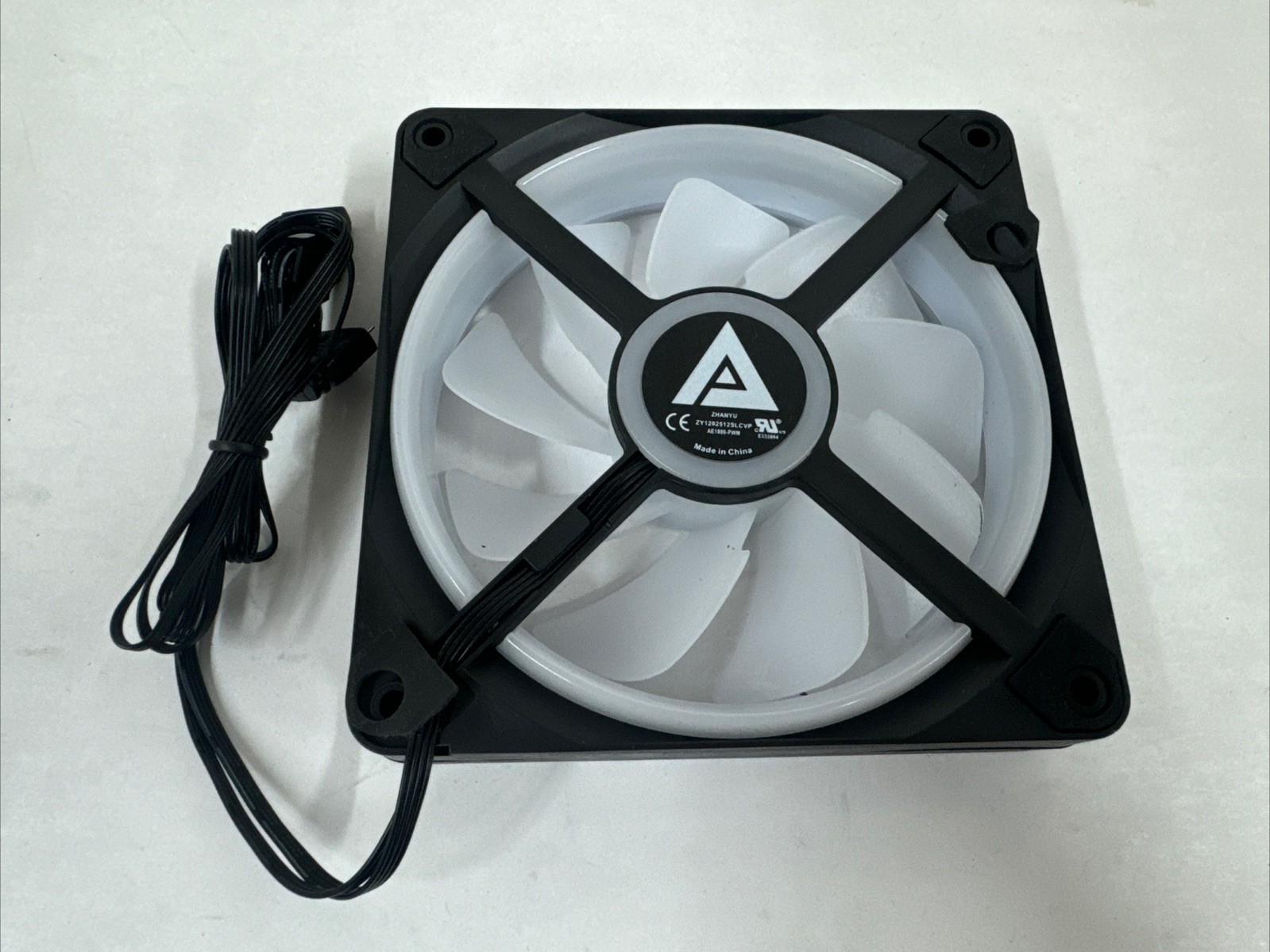 3 Pack – ZHANYU LED Computer Case PC Cooling Fan RGB Quiet PWM 4Pin 12V 120mm