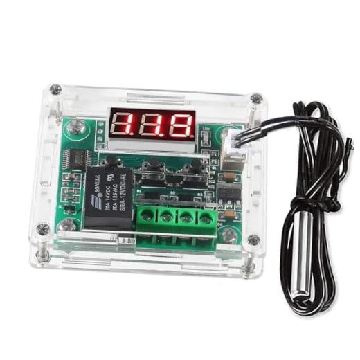 W1209 DC 12V Digital Temperature Controller Board Blue Digital Display 1pc Red