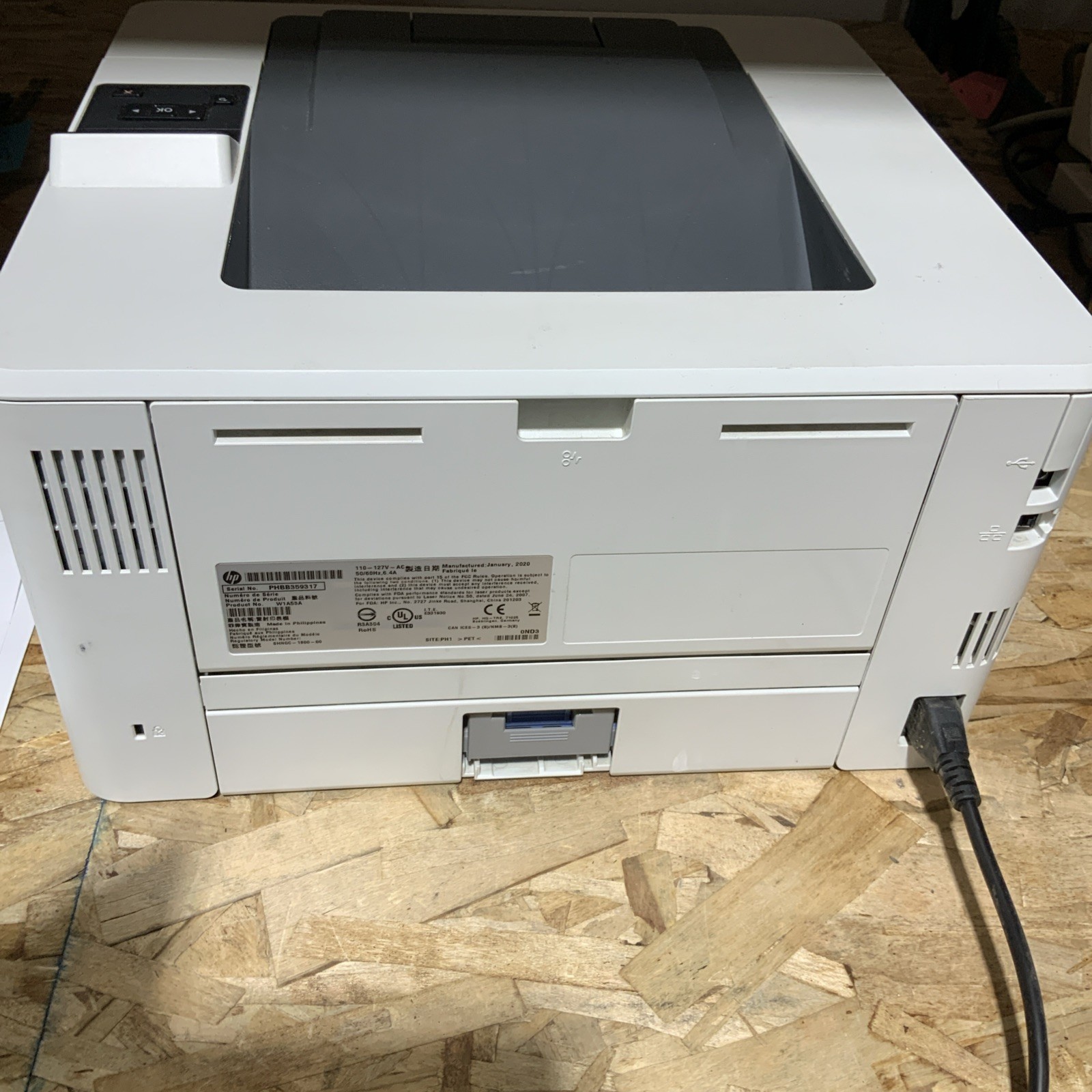 HP Laserjet Pro M404dn Monochrome Laser Printer (16,000 Total Impressions)