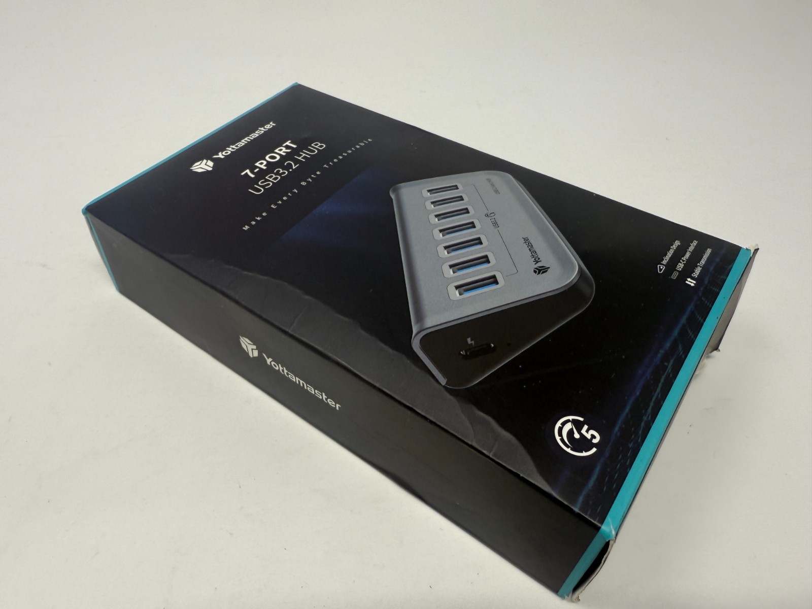 7 Ports USB 3.2 Hub USB C Docking Station Type C Splitter Adapter 5Gbps
