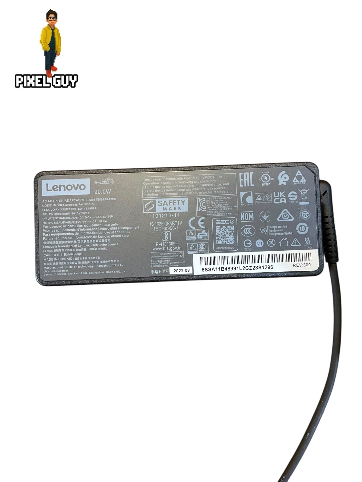Lot of 30 90W Genuine Lenovo 20V 3.5 A Laptop AC Power Adapter Square Tip