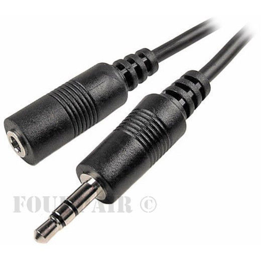 25ft 3.5mm 1/8″ Stereo Audio Headphone Extension Cable Male to Female M/F MP3 PC