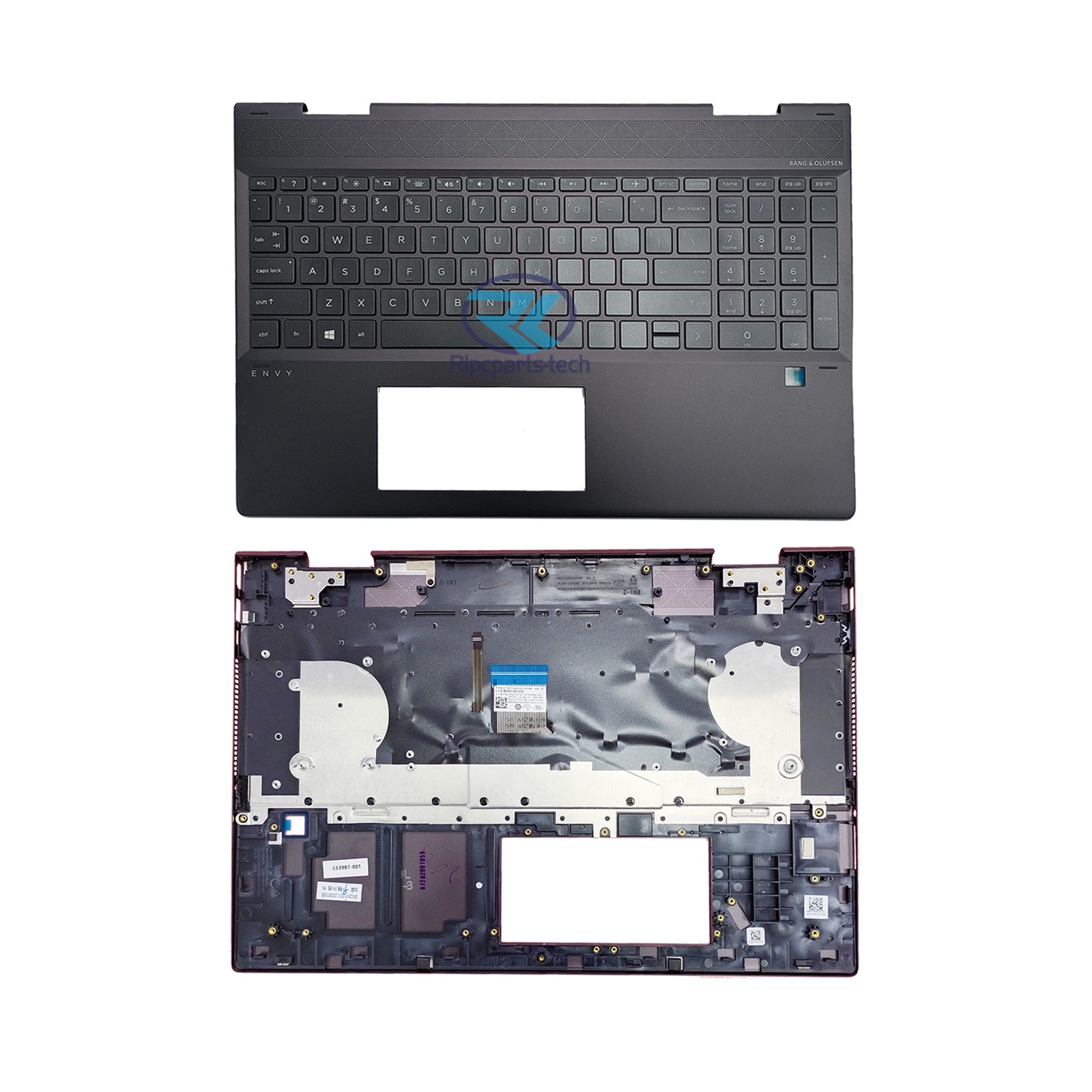 For HP ENVY X360 15-DS 15M-DS 15M-DS0023DX Palmrest Backlit Keyboard L53987-001