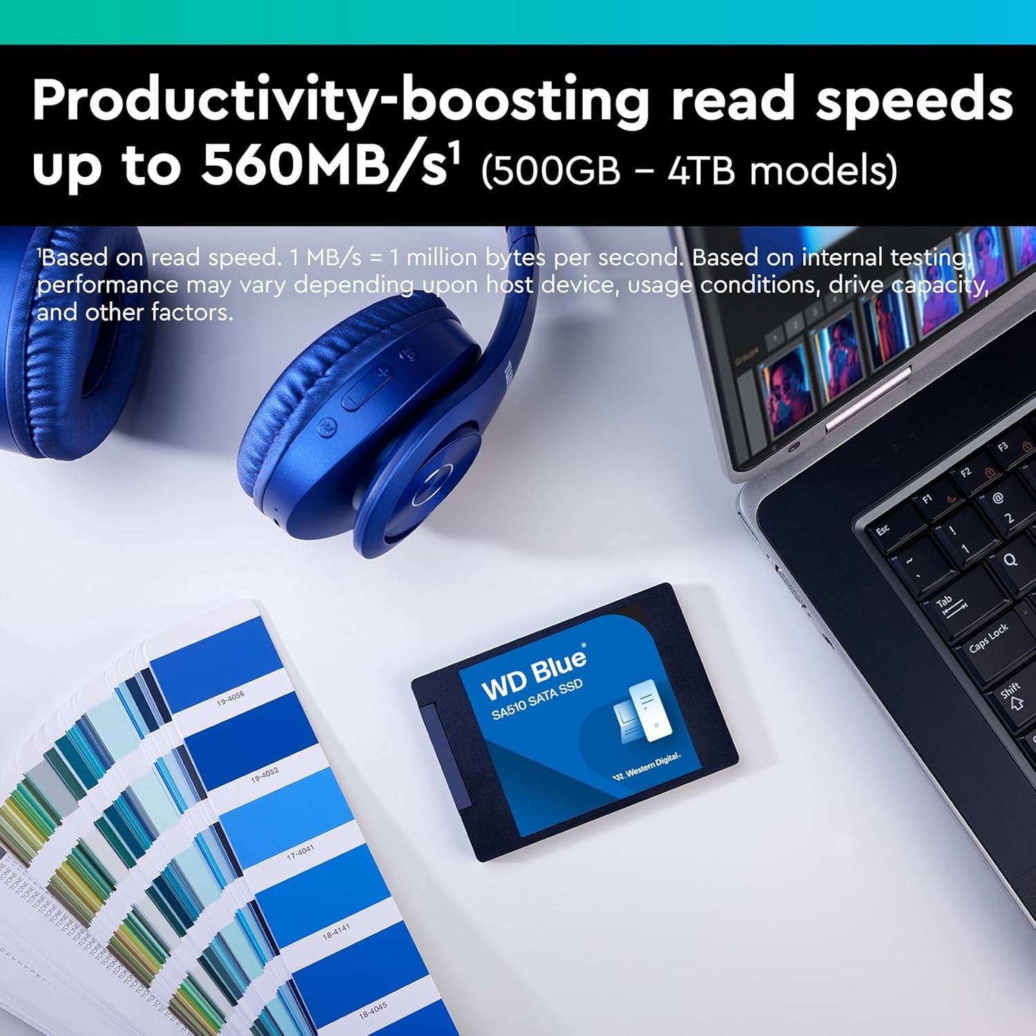 Western Digital 2TB WD Blue SA510 SATA Internal SSD (WDS200T3B0A)