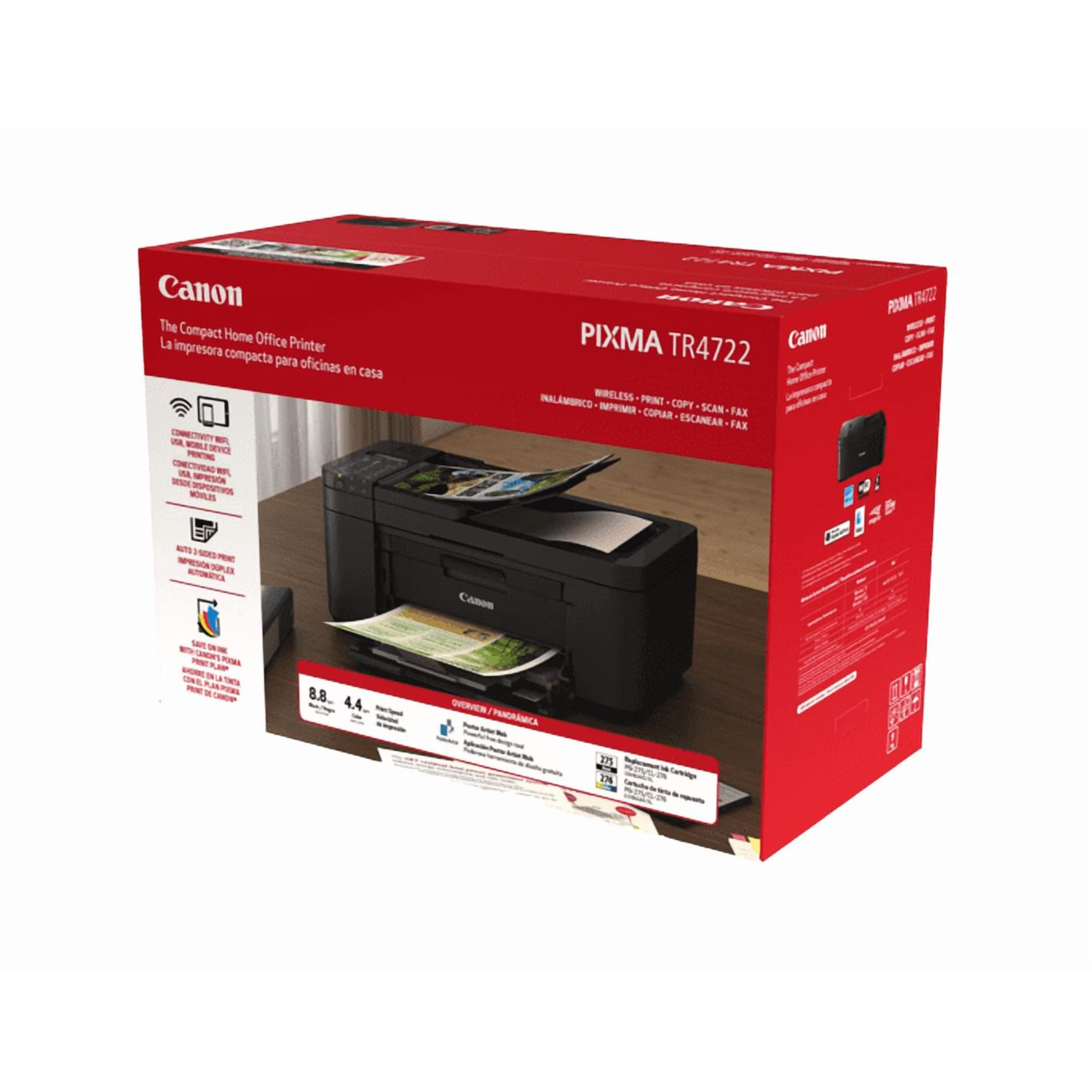 Canon PIXMA TR4722 All-In-One, Wireless Color Inkjet Printer for Home Office Use