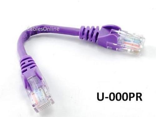 Intellinet 0.5Ft CAT5E UTP Ethernet RJ45 Patch Cable PR