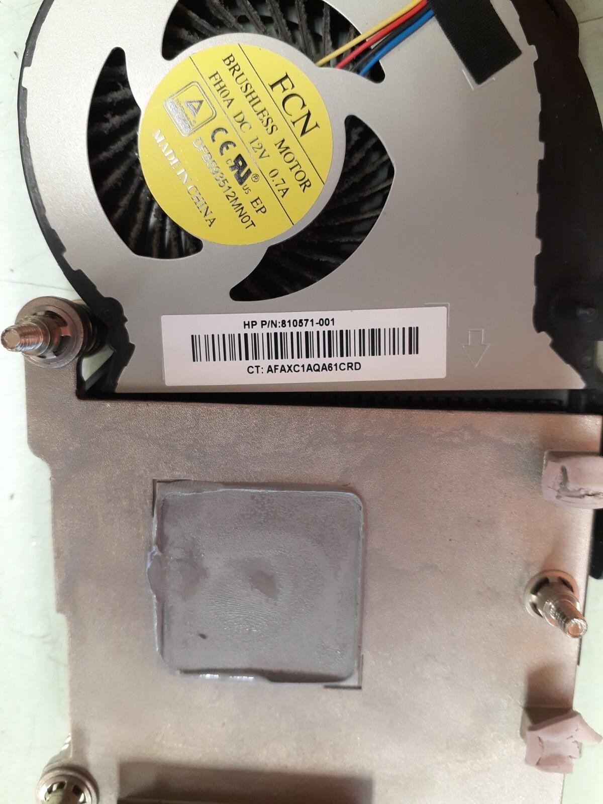 (4) HP ProDesk 400/600/800 G2 Mini DM PC Heatsink & Fan 810572-001 / 810571-001