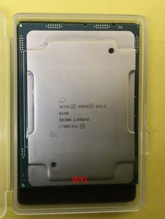 Intel Xeon Gold 6148 SR3B6 2.4GHz 20 Cores 150W LGA3647 CPU Processor