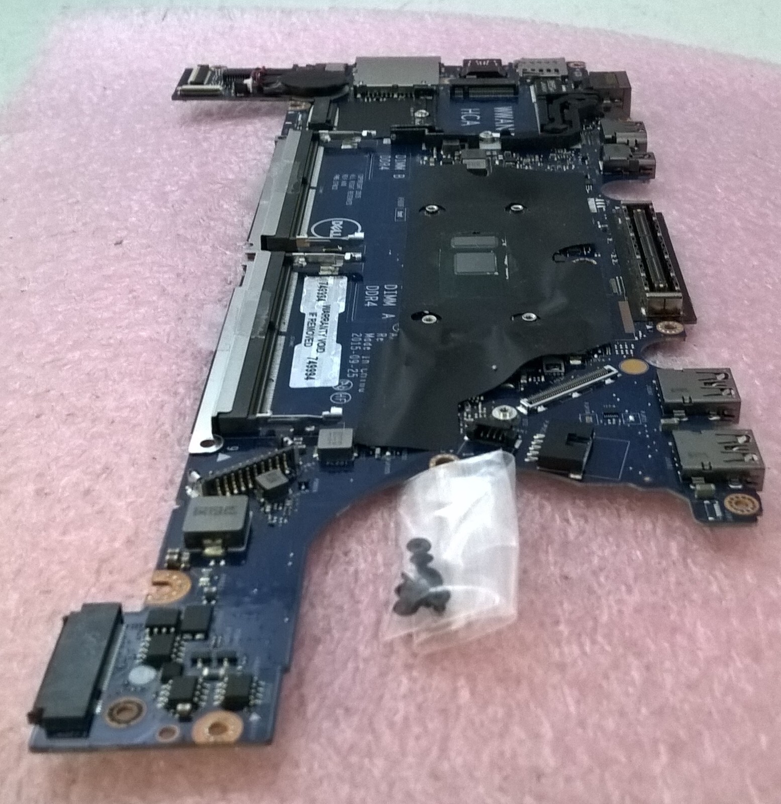 Dell Latitude E7270 Motherboard with i7-6600U 2.6GHz CPU Intel HD Graphics T0V7J