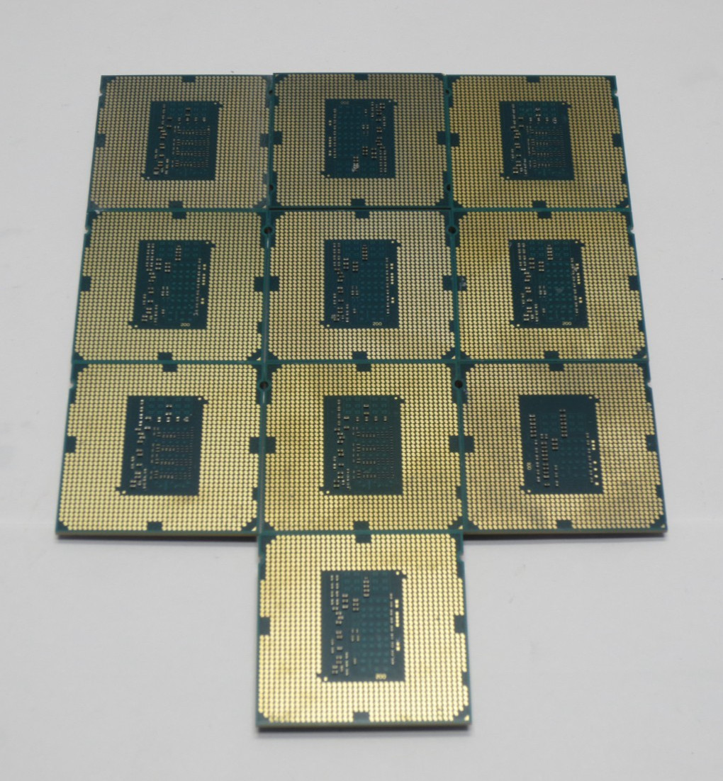 Lot of 10 Intel Core i5 4th Generation CPU Processor i5-4570T, i5-4590, and more