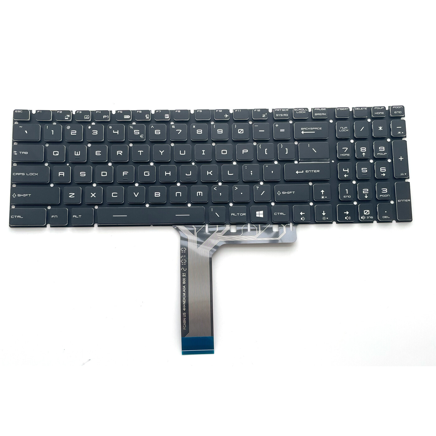 New for MSI GS75 GL75 GE75 RGB Full Color Backlit US Keyboard