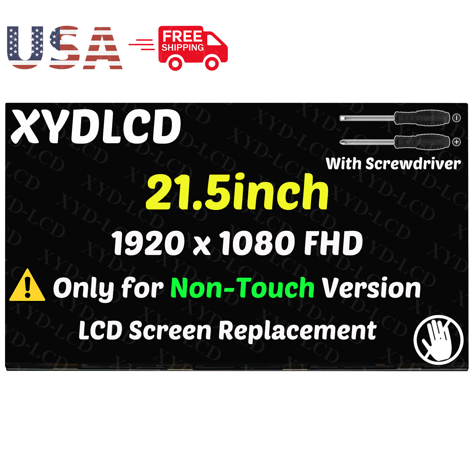 21.5in for HP AIO L03400-351 L03400-353 L42416-003 LCD Non-Touch Screen Display