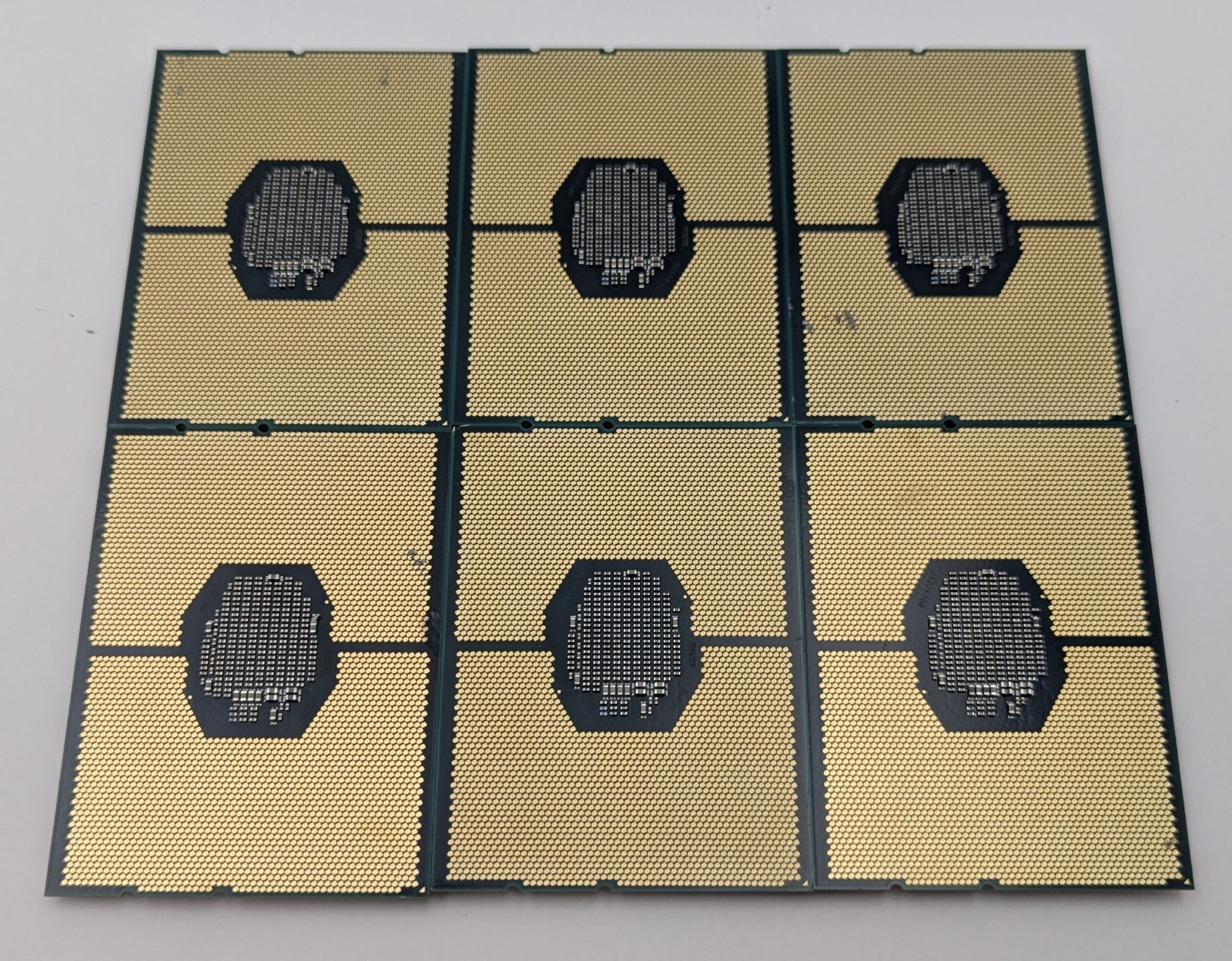Lot of 6 Intel Xeon Silver 4114 2.20GHz 13.75MB Cache 10-Core LGA 3647 CPU SR3GK