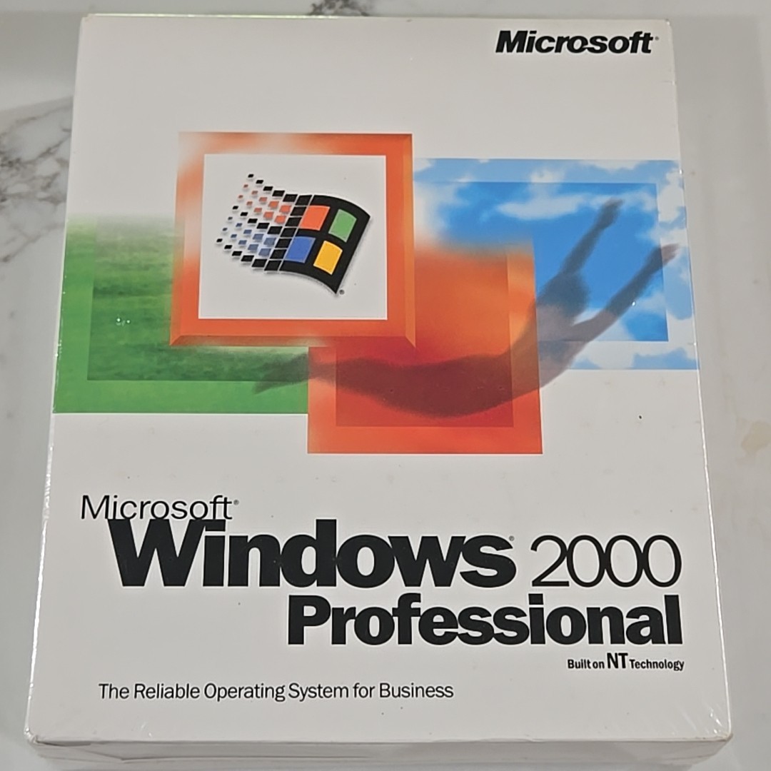 Microsoft Windows 2000 Professional CD English Operating System Sealed Box