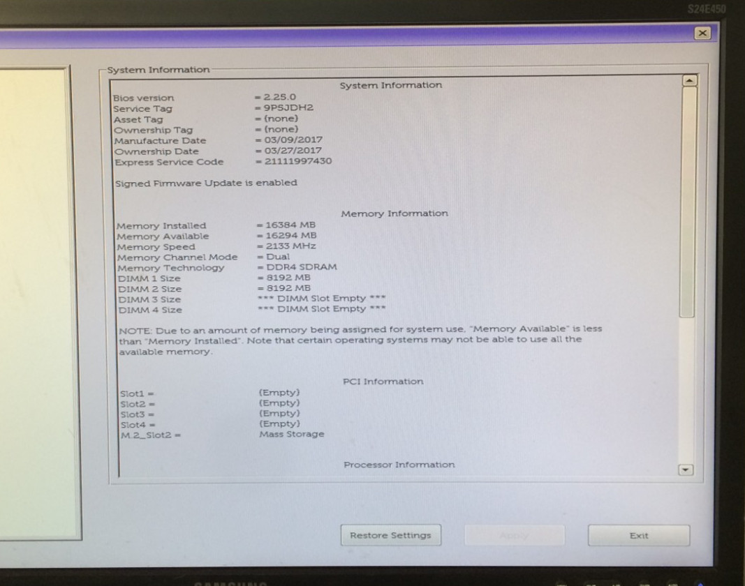Dell Precision Tower 3620 Desktop i7-6700 @3.4GHz CPU/16GB RAM/1TB SSD/DVD RW