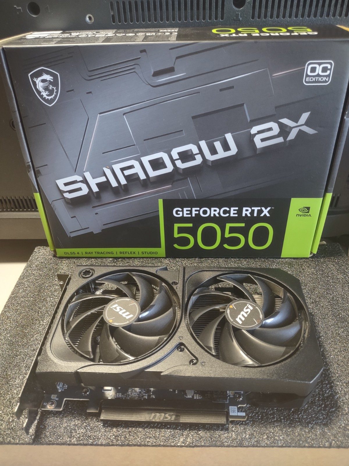 MSI GeForce RTX 5050 SHADOW 2X OC 8GB GDDR6 Graphics Card – In Original Box