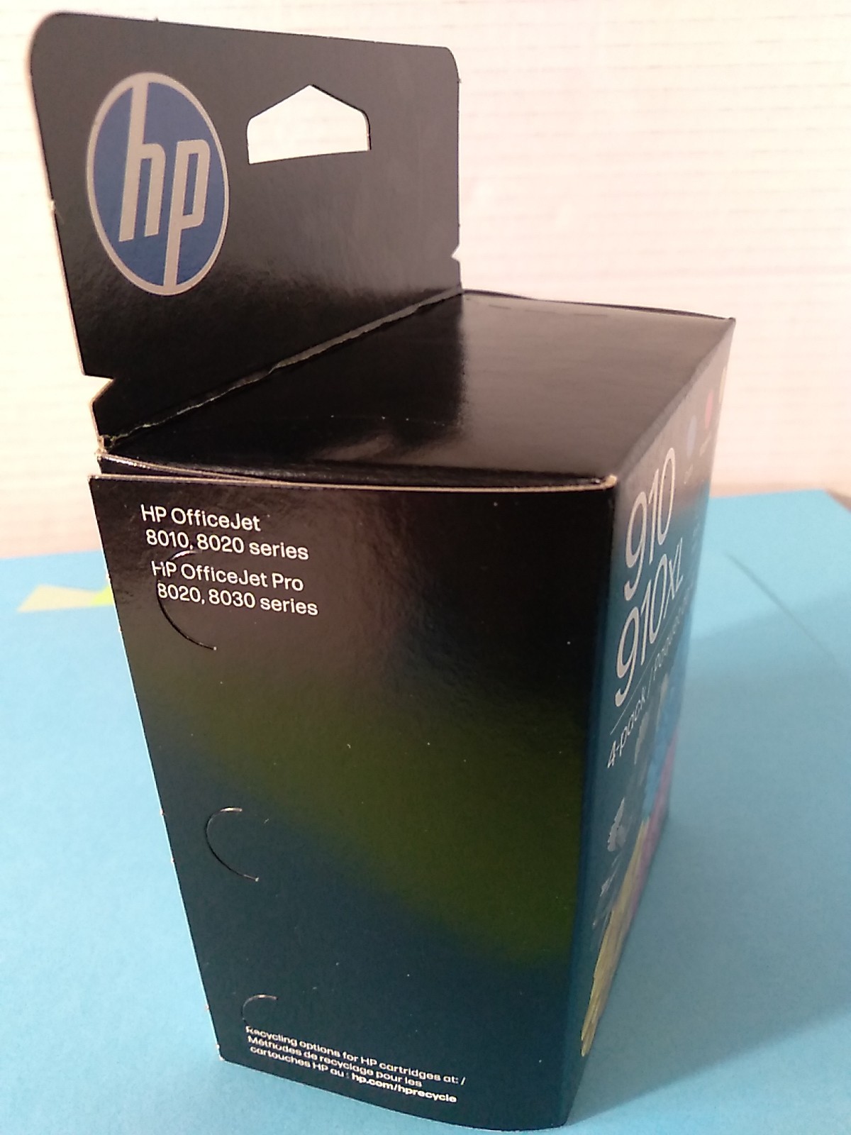 Genuine HP 910XL High Yield Black & 910 Cyan Magenta Yellow 910xl/910 4 Pack B