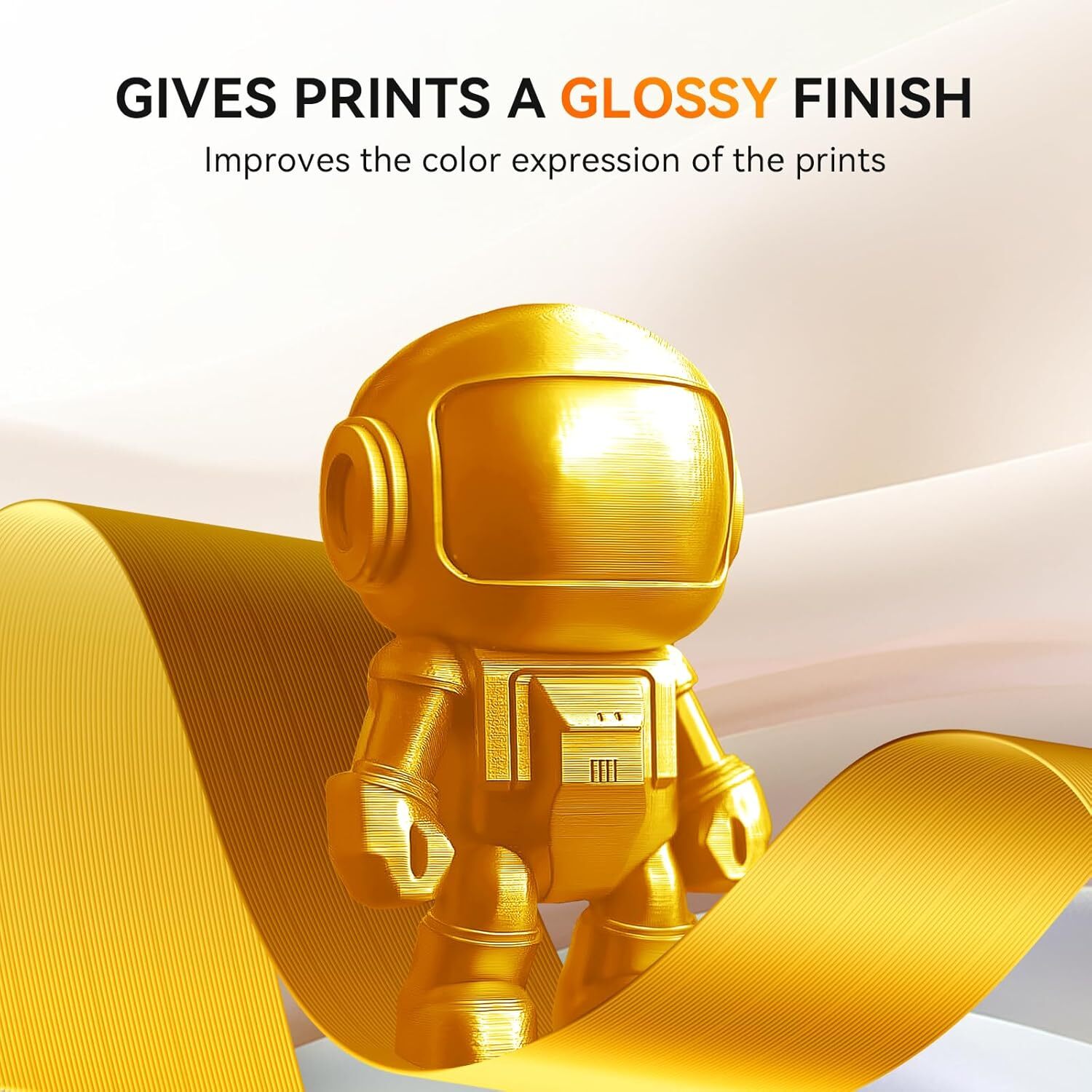 TECBEARS Shiny SILK PLA+ Filament 3D Printer Multicoloured Bundle 1.75mm 1KG LOT