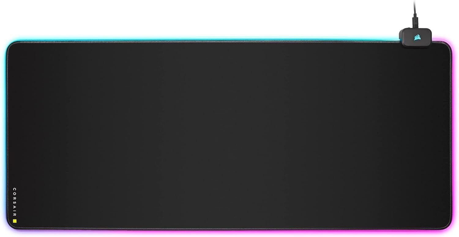 CORSAIR MM700 RGB Extended Cloth Gaming Mouse Pad – 360° RGB Lighting