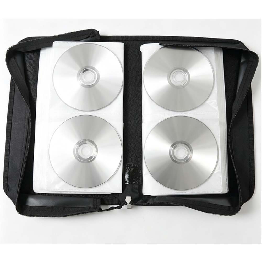 2x 400Pc Disc CD Storage Case DVD Organizer Holder Bag Wallet Album Media Video