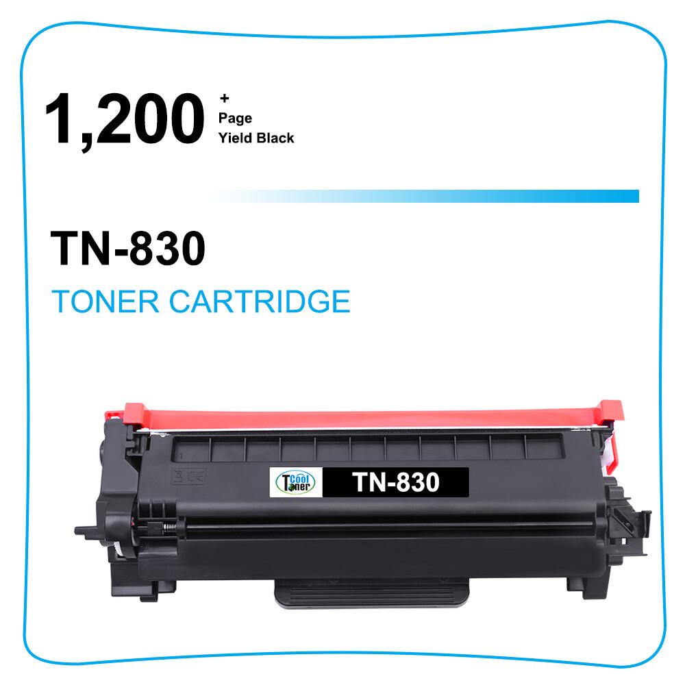 1-4 TN830XL TN830 Toner Cartridge for Brother HL-L2465DW DCP-L2647DW MFC-L2980DW