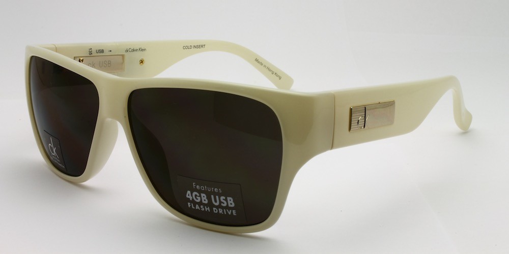 NEW CALVIN KLEIN CK  3084 S 271 57-12-135 SUNGLASSES WITH 4 GB USB FLASH DRIVE 