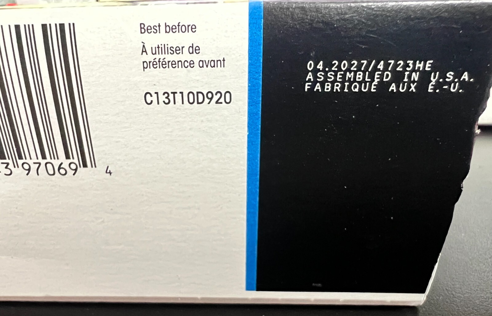 Epson 232XL Black & 232 Color Ink Cartridges T232XL-BCS Exp 2027 OEM 0694