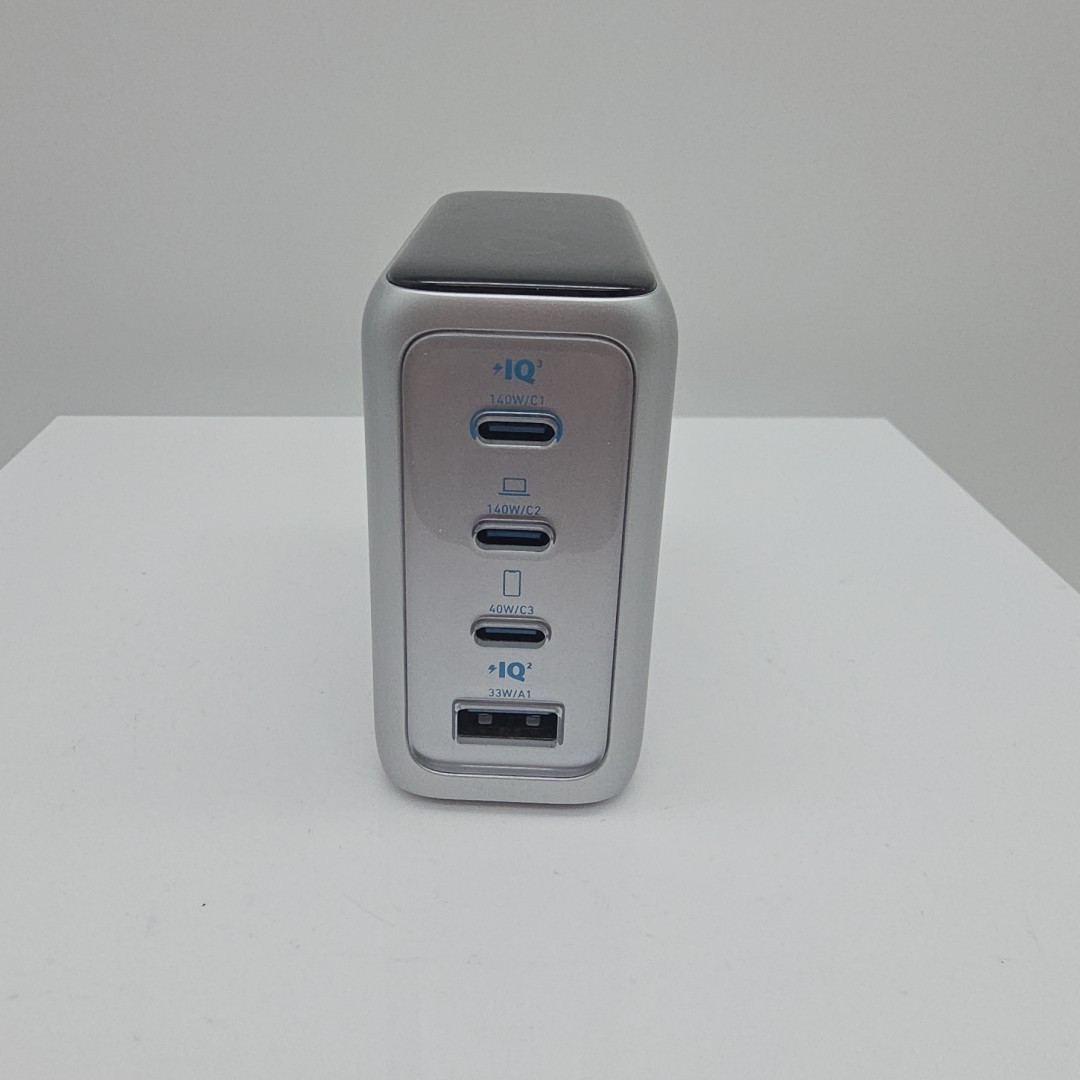 Anker – Laptop Charger (140W, 4-Port, PD 3.1) – Silver