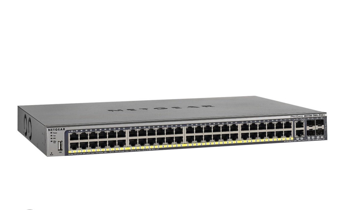 NetGear ProSafe M4100-50G 50 Ports Rack Mountable Ethernet SFP Switch NEW IN BOX