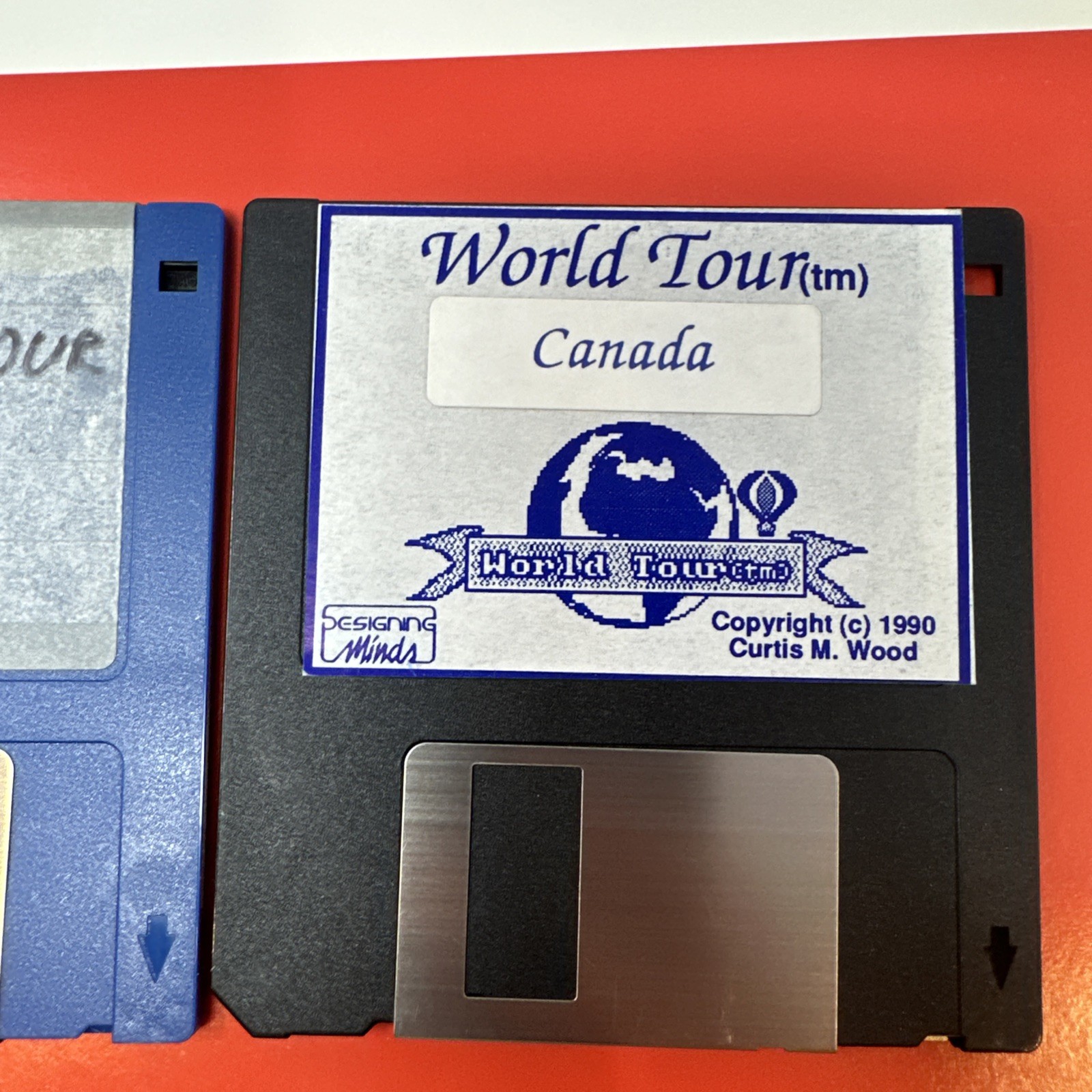 Rare World Tour Canada Educational program for Amiga by Designing Minds NIB 1985