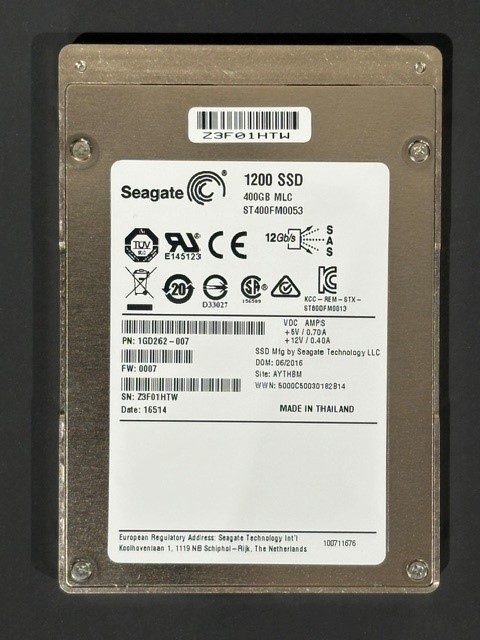 Seagate 400GB 1200 SSD ST400FM0053 12Gb/s SAS SSD