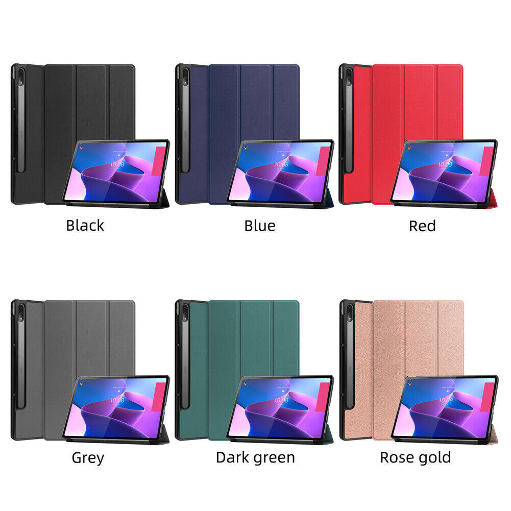 For Lenovo Tab P12 Pro TB-Q706F/Z 12.6in 2021 Case Smart PU Leather Stand Cover