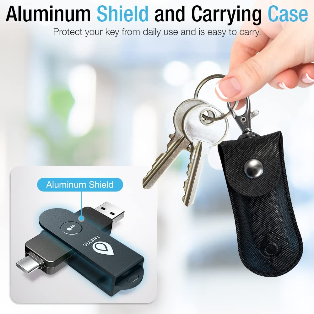 Thetis Pro Fido2 Security Key Passkey Complex Pin Pinplex Hardware Device