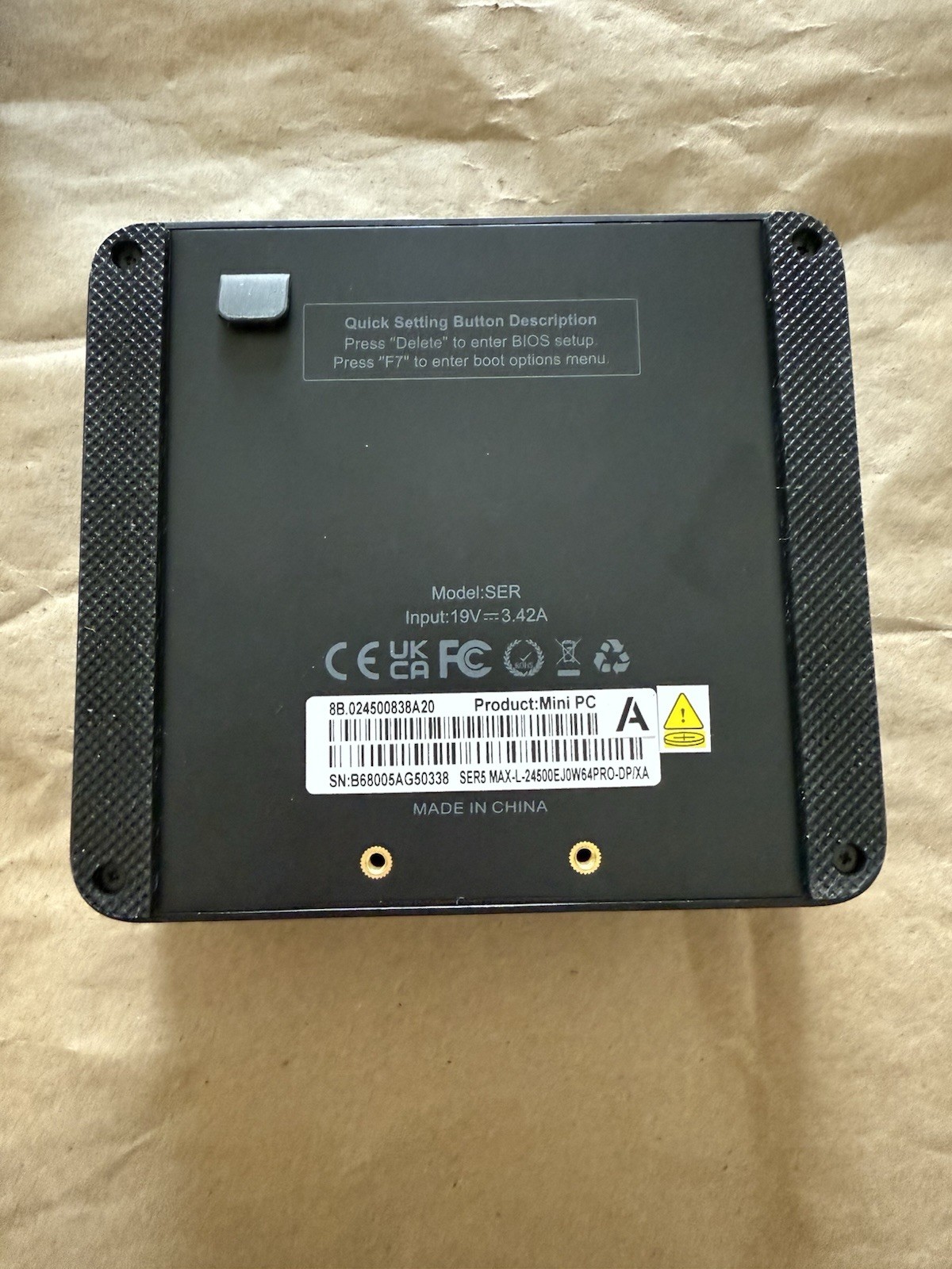 Beelink SER5 Max Mini PC, AMD Ryzen 7 6800U 24G LPDDR5 RAM 500GB