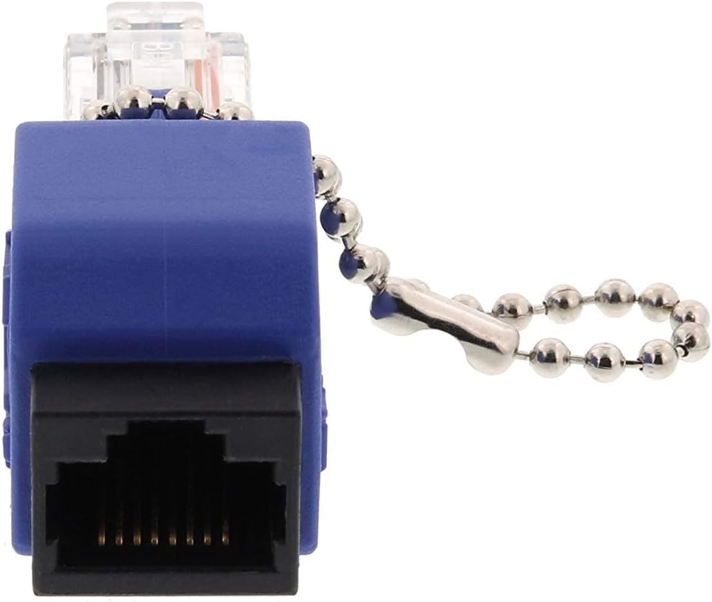 Networx T1 / E1 / PRI Crossover Adapter – RJ45 Male to Female – Converts Etherne