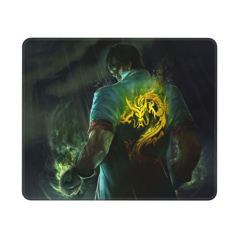 LEE SIN THE BLIND MONK Mouse Pad Waterproof Mouse Mat Gaming 10x12in