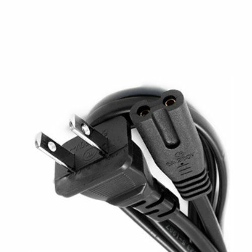 2 Prong 6Ft Long Polarized Power Cord for Vizio LED TV Smart HDTV AC Wall Cable