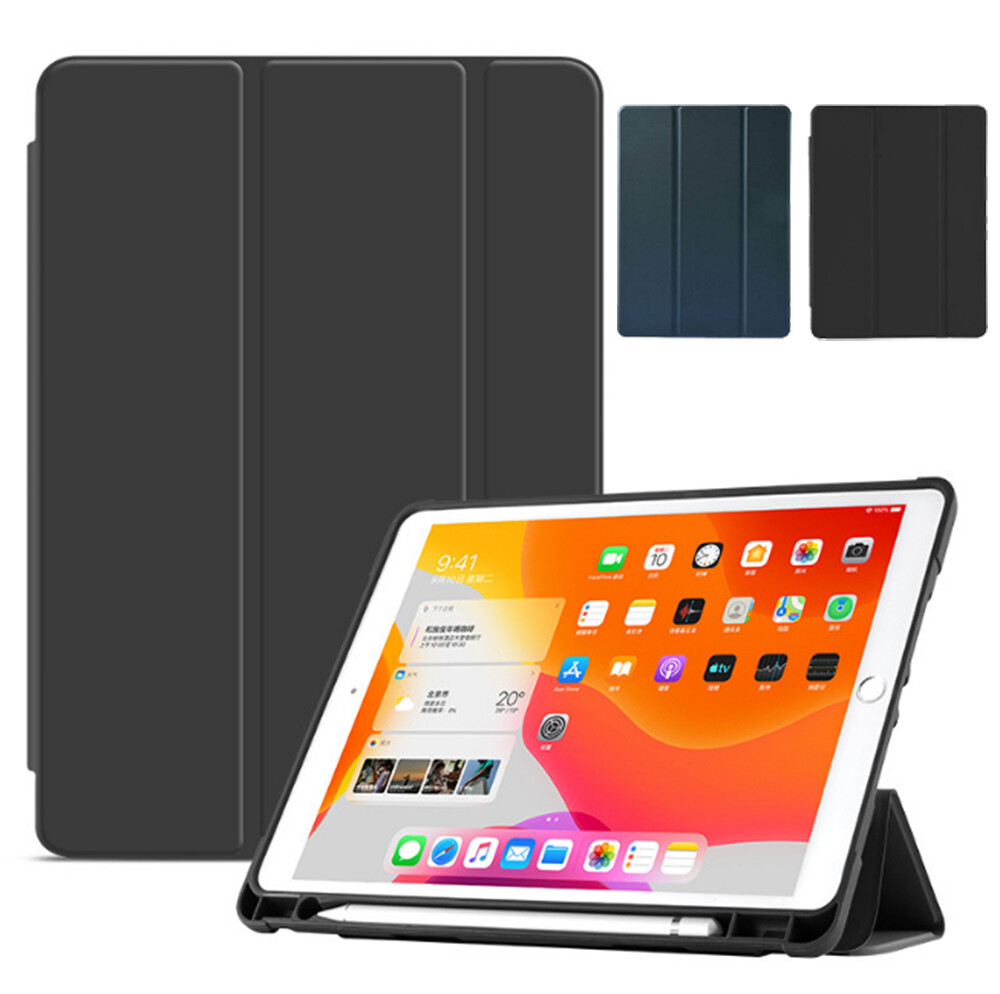 For iPad 9.7″ 6th 5th 10.2″ 7th 8th 9th Slim Stand Case Cover With Pencil Holder