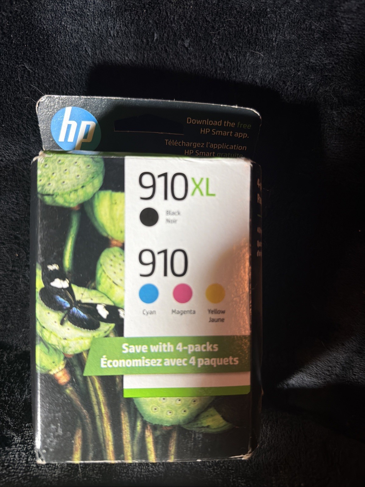 HP 910XL 910 Cartridge 4-Pack Black, Cyan, Magenta, Yellow