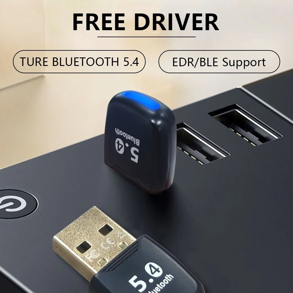USB Dongle Bluetooth Adapter USB Bluetooth 5.4 for PC Dongle Adaptador
