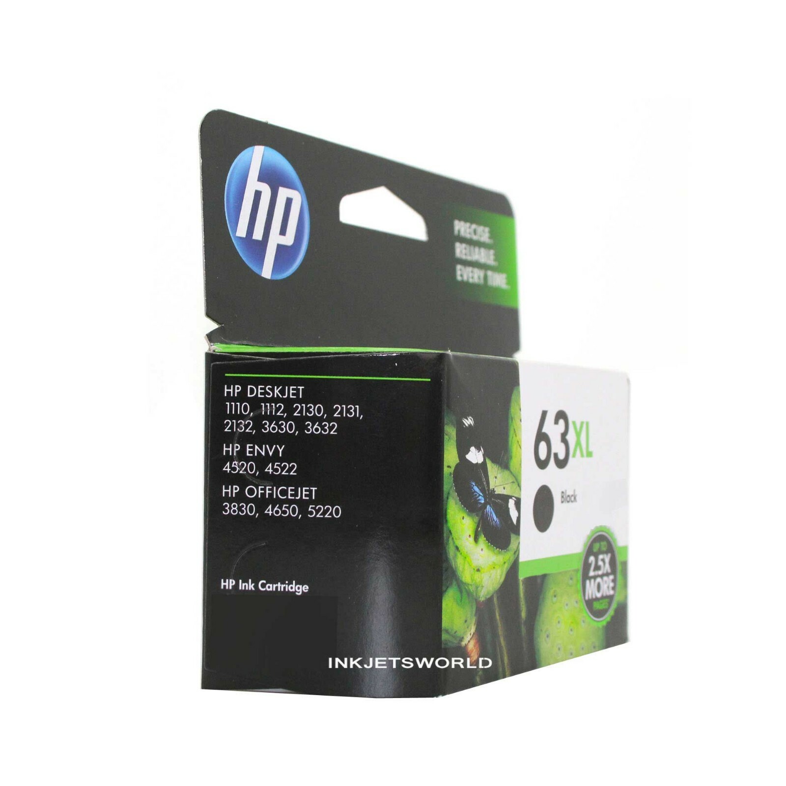 HP 63XL Genuine Black Ink Cartridge In Retail Box