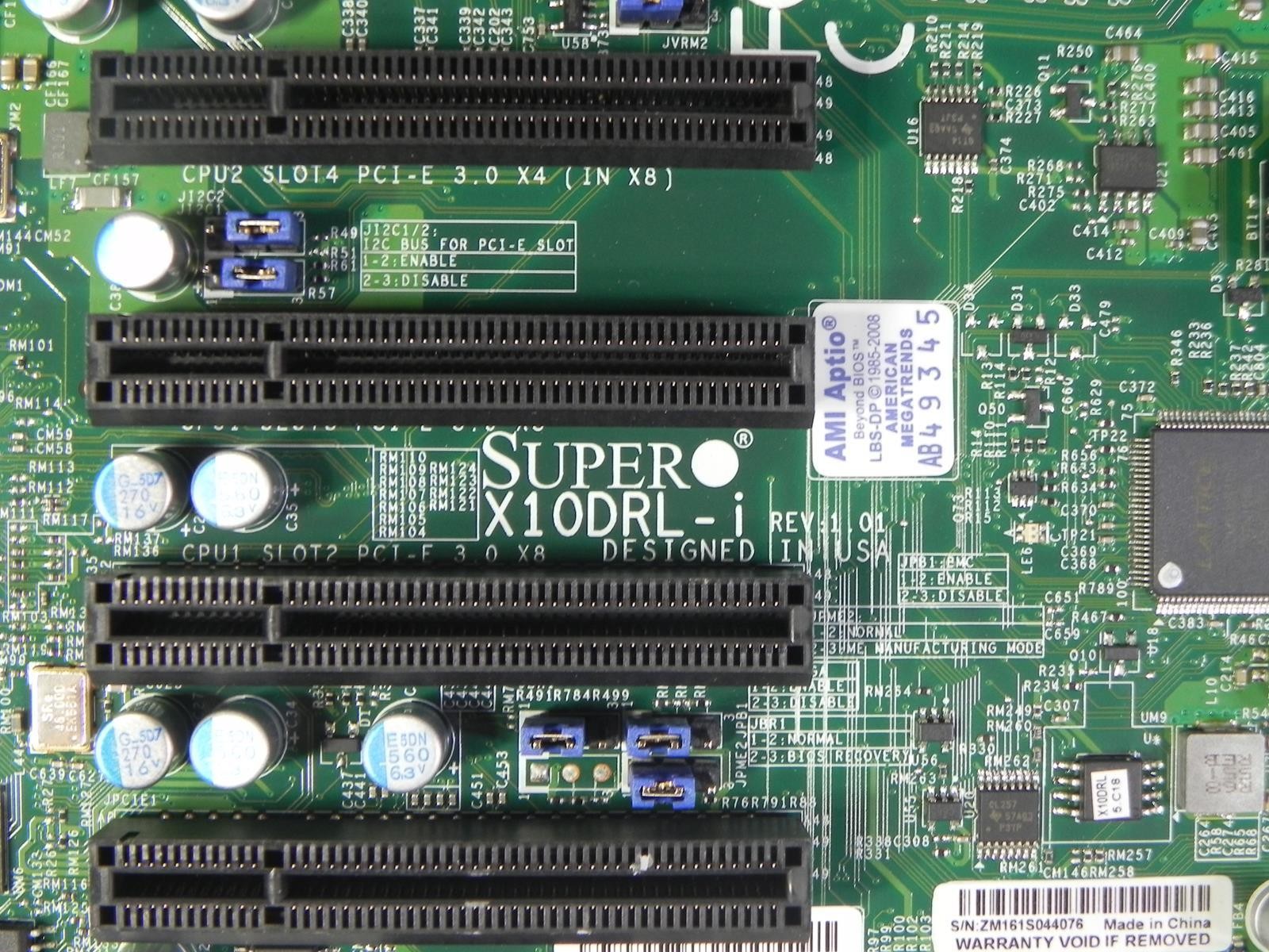 Supermicro X10DRL-I Dual LGA2011-3 Xeon Server Motherboard C612 DDR4