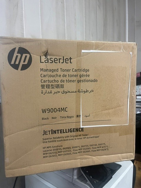 Genuine W9004MC E60155 / E60165 / E60175 / E60055 SEALED BOX. Small Tear Dent