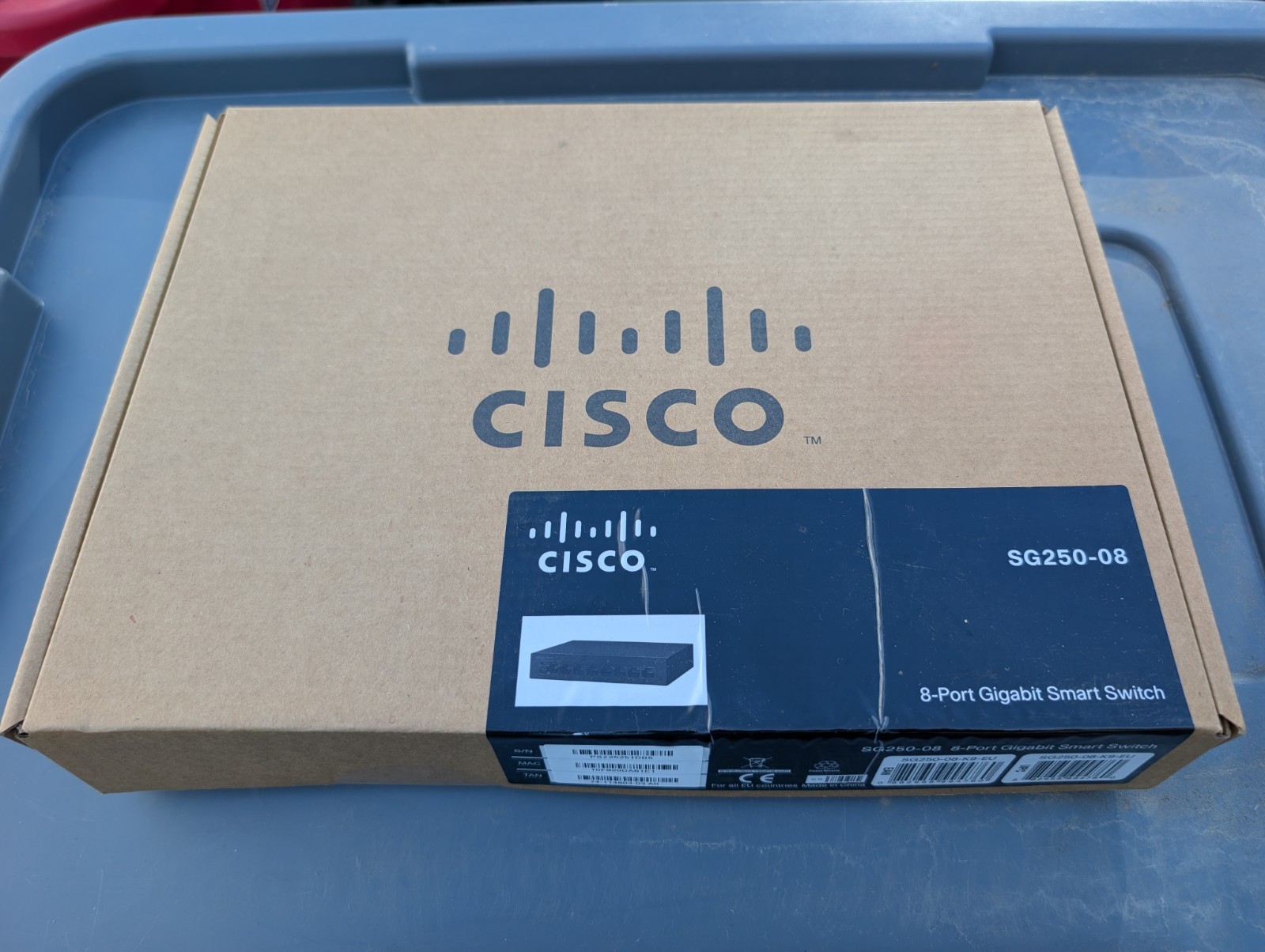 ⭐ New Cisco SG250-08 Factory Sealed 8 Port Gigabit Smart Switch!